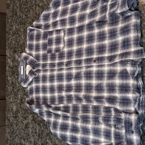 MBX Slim Fit Casual Plaid Button Down with 100% cotton